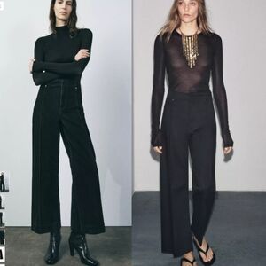 ZARA High Waisted Wide Leg